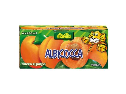 Hawaiki Meruňková Šťáva Cihla - 200ml X6