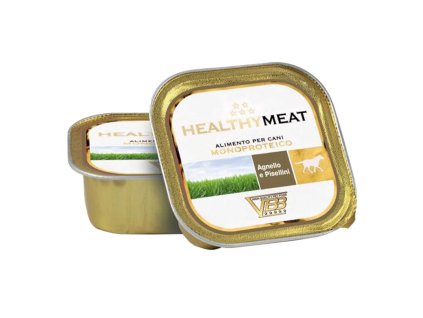 Healthy Meat monoproteínové vlhké krmivo pre psov s jahňacím mäsom a hráškom 150g