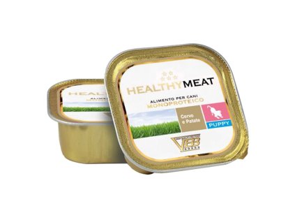 Healthy Meat monoproteínové vlhké krmivo pre šteňatá s jelením mäsom 150g