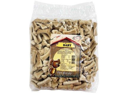 Peteataly chrumkavé sušienky pre psov 1,5kg