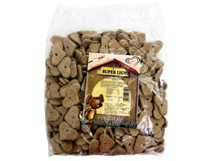 Peteataly nízkokalorické sušienky pre psov 1,5kg