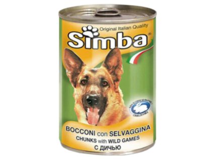 Simba šťavnaté mäsové kúsky pre psov s divinou v jemnej omáčke 415g