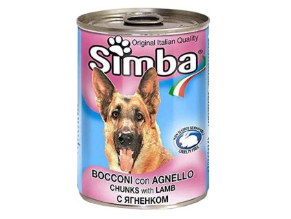 Simba šťavnaté mäsové kúsky pre psov s kvalitnou jahňacinou v lahodnej omáčke 1,23kg
