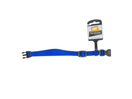 Ferplast odolný nylonový obojok v elegantnej modrej farbe 1ks
