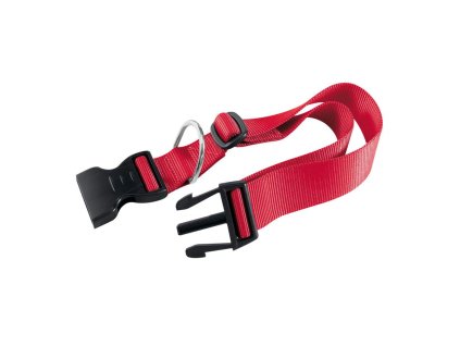 Ferplast pohodlný nastaviteľný obojok pre stredné a veľké psy v červenej farbe 1ks