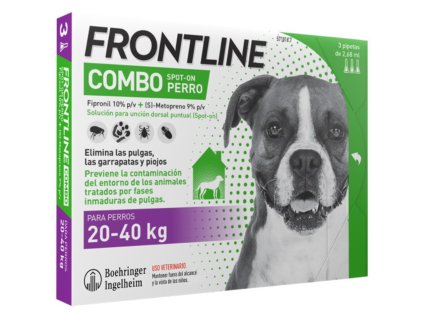 Frontline účinný antiparazitárny spot‑on pre psy 3ks