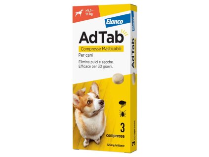 AdTab chutné žuvacie antiparazitárne tablety 3ks