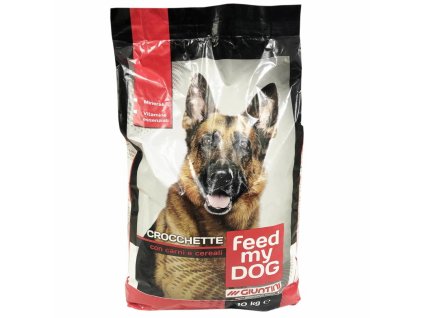 Feed My Dog kompletné suché krmivo pre dospelé psy s mäsom a obilninami 10kg