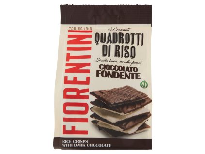 Fiorentini chrumkavé ryžové štvorčeky s horkou čokoládou 80g