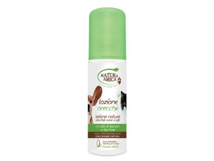 Natura Amica čistiaca emulzia na pravidelnú hygienu uší psov a mačiek 100ml