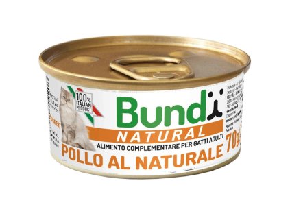 Bundy mokré krmivo pre mačky z prírodného kuracieho mäsa 70g