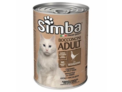 Simba šťavnaté kúsky mäsa z diviny v omáčke 415g