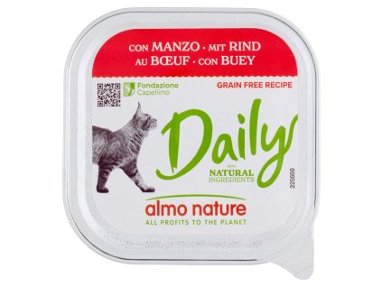 Almo Nature lahodné mokré krmivo s hovädzím mäsom 100g