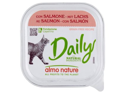 Almo Nature vlhké krmivo s lososom, bohaté na omega‑3 100g
