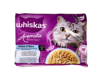 Whiskas vlhké krmivo pre mačky 85g-4ks