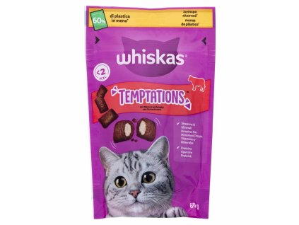 Whiskas chrumkavé maškrty s hovädzou príchuťou 60g