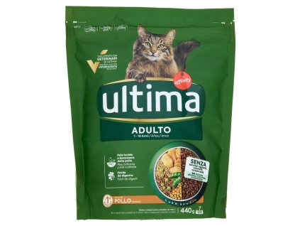 Ultima vyvážené krmivo s kuracím mäsom pre dospelé mačky 440g