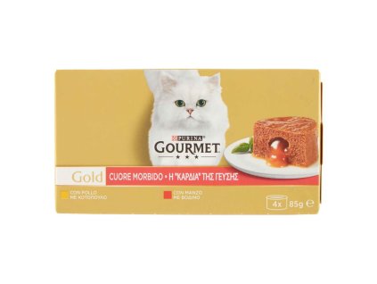 Gourmet šťavnaté kúsky hovädzieho mäsa s mäkkým stredom v omáčke 85g-4ks