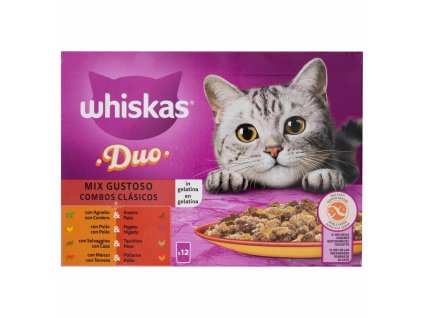 Whiskas lahodné mokré krmivo v želé 85g-12ks