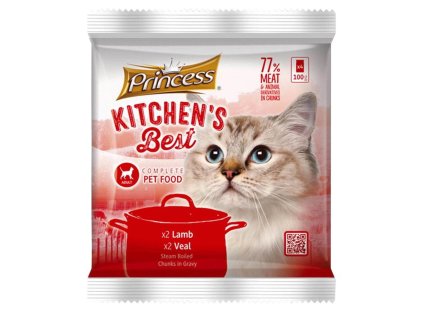 Princess jemné kúsky jahňacieho a teľacieho mäsa v lahodnej omáčke 100g-4ks