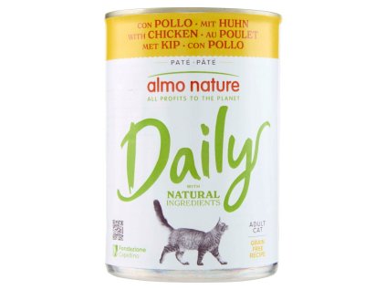 Almo Nature jemná paštéta s kuracím mäsom 400g