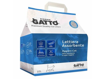 Signor Gatto absorpčné minerálne stelivo 10l