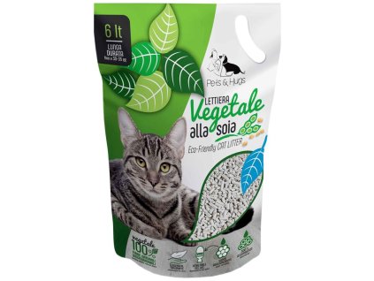 PETS & HUGS ekologická sójová hrudkujúca podstielka 6l