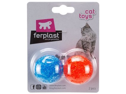 Ferplast odolná a ľahká loptička pre mačky 1ks