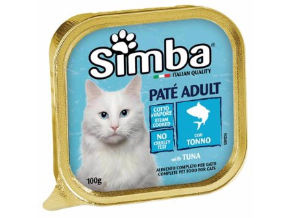 Simba jemná paštéta pre mačky s výraznou tuniakovou príchuťou 100g