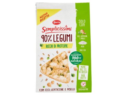 Doria snack s hráškom strukovínami a ryžou 60g bezlepkový