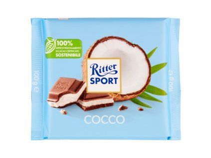 Ritter mléčná čokoláda s kokosem 100 g