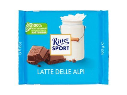 Ritter čokoláda s alpským mlékem 100 g