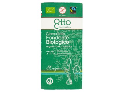 Otto Chocolate Tabulka 71% Organické Hořké Čokolády - 100g