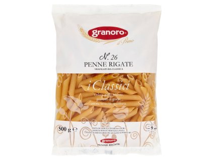 Granoro semolinové těstoviny Penne Rigate n.26 500g