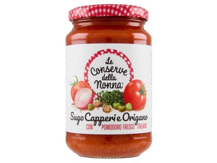 Le conserve della nonna rajčatová omáčka s kapary a oreganem 350 g