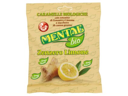 Mental cukríky zázvor a citrón 90g BIO