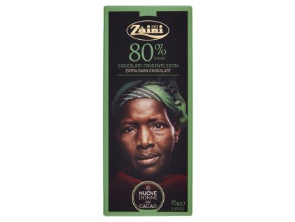 Zaini hořká čokoláda 80 % 75 g
