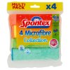 Spontex mikrovláknové utěrky, 4 ks
