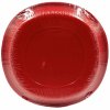 Jednorázové talíře Smart 22 cm, 10 ks, červené