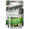 Energizer nabíjateľné batérie AA 4ks
