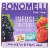 Černý hroznový a jahodový čaj Bonomelli 12 ks