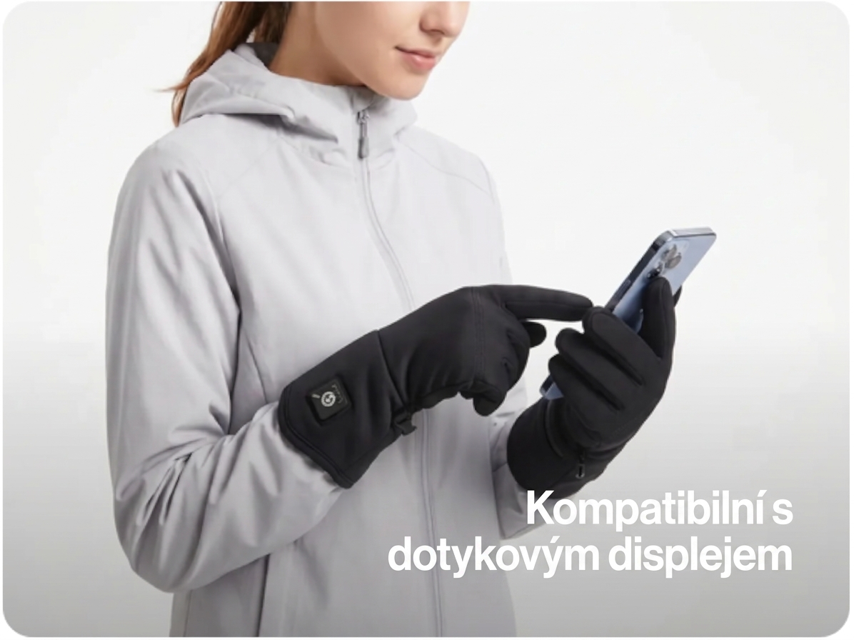 Dvouvrstvé vyhřívané rukavice SAVIOR 3006 – detail konstrukce