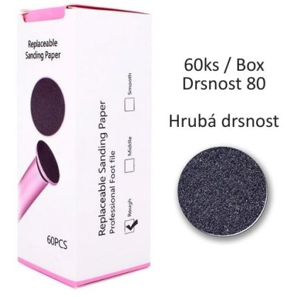 3400 nahradni brusne papiry pro elektricky rotacni pilnik 80