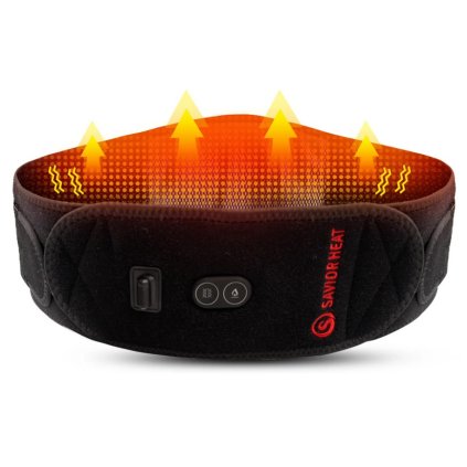 Elektrický vyhřívací a masážní bederní pás SAVIOR s powerbankou 5500mAh