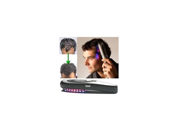 Laserový kartáč s infra terapií pro zdravý růst vlasů...