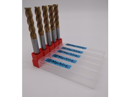 Face End Mills for Steel 4 Flutes HRC55 Ø3-3D-15C-100L