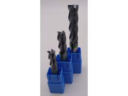 Face End Mills for Steel 4 Flutes TGH-S-K4-HRC50-Ø5-5D-15C-75L-Black