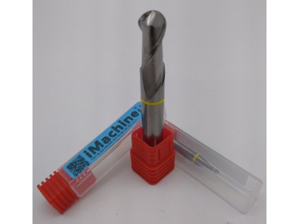 Ball Nose End Mills for ALU 2 Flutes TGY-G-A2-HRC55-R6-12D-24C-100L-ALU