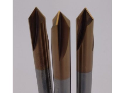 Élletörő maró - keményfém HRC65 Ø8-8D-60L-90°