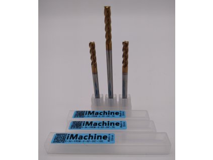 Face End Mills for Steel 4 Flutes HRC65 Ø5-5D-30C-100L